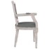 Silla de comedor tela gris