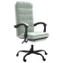 Silla de oficina reclinable de terciopelo gris