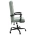 Silla de oficina reclinable de terciopelo gris