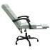 Silla de oficina reclinable de terciopelo gris