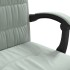 Silla de oficina reclinable de terciopelo gris