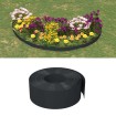 Borduras de jardín 3 uds polietileno negro 10 m 20 cm