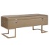 Banco con compartimento 105 cm beige de