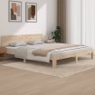 Estructura de cama madera maciza 180x200 cm