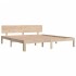 Estructura de cama madera maciza 180x200