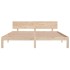 Estructura de cama madera maciza 180x200