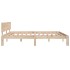 Estructura de cama madera maciza 180x200