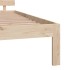 Estructura de cama madera maciza 180x200