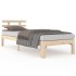 Estructura de cama madera maciza 75x190