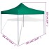 Cenador plegable verde 3x3