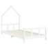 Estructura de cama para niños madera de pino blanco 90x190