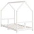 Estructura de cama para niños madera de pino blanco 80x160