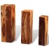 Soportes para plantas 3 uds madera maciza de sheesham