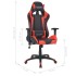 Silla de escritorio reclinable Racing de cuero artificial