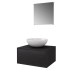 Conjunto de mueble y lavabo 3 piezas