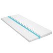 Sobrecolchón 100x200 cm espuma de gel frio 6 cm perfil huevo