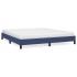 Estructura de cama tela azul 180x200