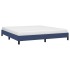 Estructura de cama tela azul 180x200