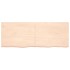 Estante de pared madera maciza roble sin tratar 160x60x(2-4)