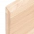 Estante de pared madera maciza roble sin tratar 160x60x(2-4)