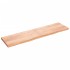 Estante pared madera roble tratada marrón claro 200x50x(2-6)