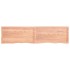 Estante pared madera roble tratada marrón claro 200x50x(2-6)