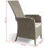 Keter Silla de jardín reclinable Vermont capuchino