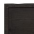 Encimera de baño madera tratada marrón oscuro 180x40x(2-6)