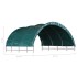 Carpa para ganado PVC verde 3,7x3,7