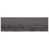 Tablero mesa madera roble tratada marrón oscuro 200x60x(2-6)