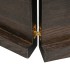 Tablero mesa madera roble tratada marrón oscuro 180x50x(2-4)