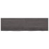 Tablero mesa madera roble tratada marrón oscuro 220x60x(2-4)