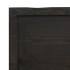 Tablero mesa madera roble tratada marrón oscuro 220x60x(2-4)