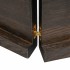 Tablero mesa madera roble tratada marrón oscuro 220x60x(2-4)