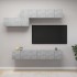 Set muebles de salón TV 7 pzas madera ingeniería gris