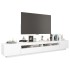 Mueble para TV con luces LED blanco 260x35x40