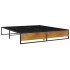 Estructura de cama de metal negra 160x200