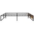 Estructura de cama de metal negra 160x200