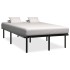 Estructura de cama de metal negro 160x200