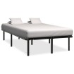 Estructura de cama de metal negro 160x200 cm