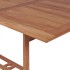 Mesa de jardín de madera de teca maciza 180x90x75