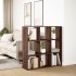 Librería divisora madera marrón roble 102x29x103,5