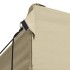 Carpa plegable profesional con 4 paredes acero color crema