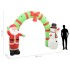 Arco de Navidad inflable Papá Noel y muñeco de nieve LED 223