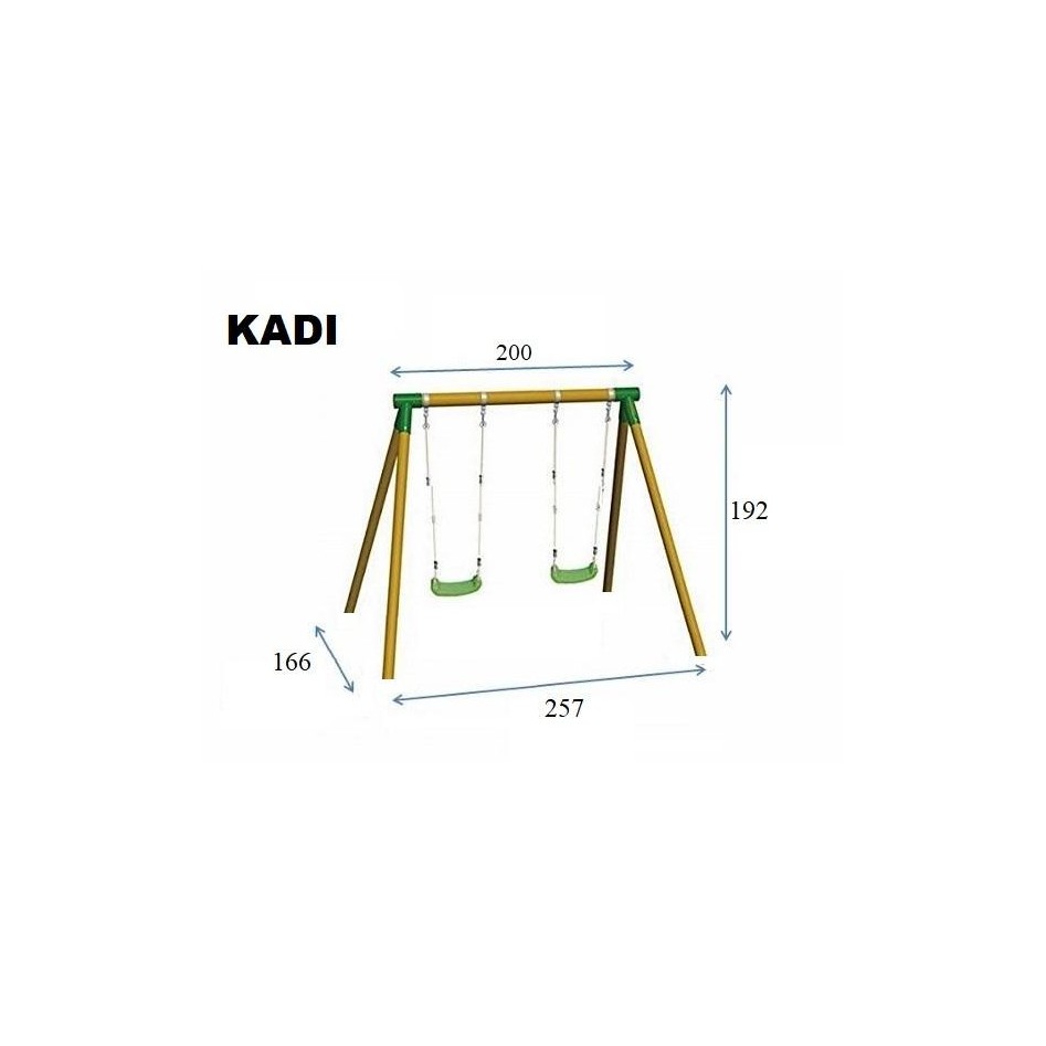 Columpio Doble  Kadi