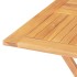 Mesa de jardín plegable madera de teca maciza 85x85x76