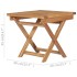 Tumbona plegable con mesa de madera maciza de