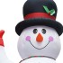 Muñeco de nieve inflable de Navidad con LED IP44 600 cm