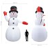 Muñeco de nieve inflable de Navidad con LED IP44 600 cm