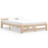 Estructura de cama de madera maciza de pino 120x200